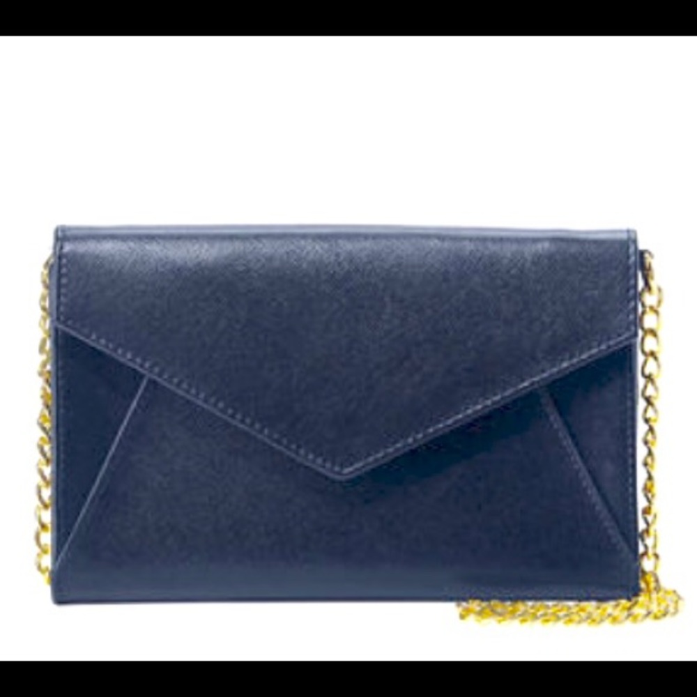 Neiman Marcus Navy Saffiano leather Wallet bag